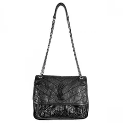中古品・美品【SAINT LAURENT 】NIKI レザー ショルダーバッグ クールな【SAINT LAURENT】Niki レザー ショルダーバッグ M 24SS
