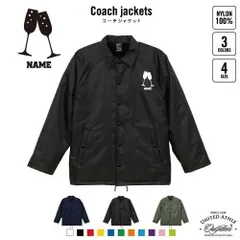 シャンパン 名入れボア裏地付きコーチジャケット 左胸ワンポイントミリタリー アメカジ ブラック ネイビー カーキ ストリート ブルゾン アウターchampagne、