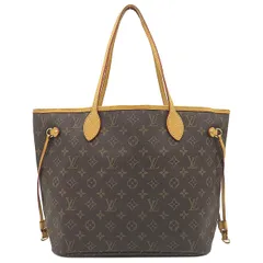 ルイヴィトン LOUIS VUITTON トートバッグ ネヴァーフル MM モノグラムキャンバス モノグラム ゴールド金具 茶 旧型  M40156 VI4008 【保存袋】【中古】