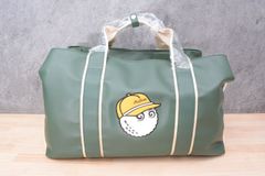 【未使用品 大容量】マルボン Malbon Golf レディース CLASSIC ボストンバック グリーン/ホワイト クラシック