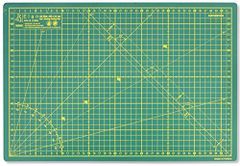 A3 Elan カッターマット 手芸用品 両面仕様 A3 44 x 30cm 緑 カッティングマット 家庭用 業務用 カッティングマット