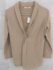 ◇ DES PRES デ プレ ウール 長袖 ニット セーター 1 ベージュ系 * 1002800208968 【中古】 【1002800208968】