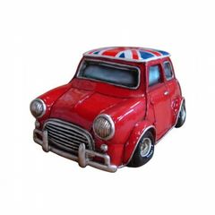 レア商品】ミキハウス ブリキの車 ミニクーパー - メルカリ