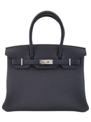 【新品】エルメス HERMES バーキン30　トゴ　ブルーニュイ　W刻印　SV金具