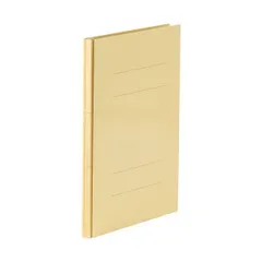 （まとめ）TANOSEE 背幅伸縮フラットファイル（PPラミ表紙）A4タテ 1000枚収容 背幅18〜118mm ベージュ 1セット（10冊）【×2セット】