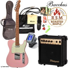 Bacchus バッカス BTE-1-RSM/M SLPK エレキギター 初心者セット ローステッドメイプル ネック 採用 テレキャスター タイプ ユニバース シリーズ エレキ BTE1 RSM 入門