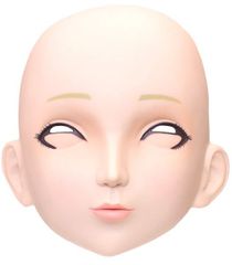 むにむに製作所ドールマスク素体06 [K型 化粧済 目穴開け加工なし