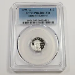 1998 W EAGLE プラチナ貨 プルーフコイン $25 PF70 1998 W EAGLE プラチナ貨 プルーフコイン $25 PF70 - メルカリ