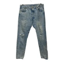 Levi's 501 デニムパンツ W36 ライトブルー リーバイス ボタンフライ メキシコ製 ジーンズ アメカジ 古着卸 アメリカ仕入 2507-419