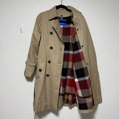 ブルーレーベルクレストブリッジ ミドル丈フード付きコート ライト 