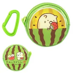 【中古】食玩 雑貨 4.ねこ 「すみっコぐらし すいかのポーチ」