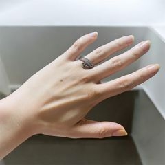 揺れる三つ葉の指輪＊小さな願い