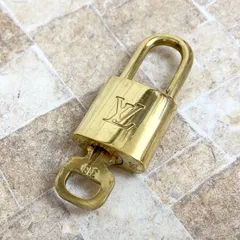 LOUIS VUITTON ルイヴィトン パドロック No.318 カデナ 南京錠 鍵 ゴールド