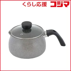 【 新品 未開封 】 ベストコ マルチポット 片手鍋 1.8L IH ガス火対応 グレー クオリティ マーブルストーン NM241 未使用 送料無料のサムネイル
