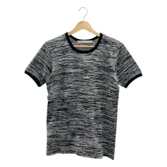 JOHN LAWRENCE SULLIVAN / ジョンローレンスサリバン | ノイズボーダー ジャガード Tシャツ | 38 | グレー | メンズ