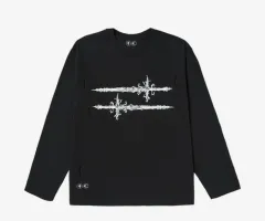 即日発送可能！【Thug Club】25SS★ Tシャツ ロンT ブラック Thug Club(サグクラブ) × Tシャツ・ロングTシャツ | 通販 cherry