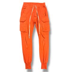 DRKSHDW MASTODON CUT PANTS マストドン イージー スウェットパンツ ダークシャドウ DU01B7386-RIG オレンジ XS　90798A2