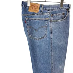 リーバイスLevi'sウォッシュドデニムパンツ青ブルーregularレギュラーstraight legストレートレッグvintageヴィンテージ50110