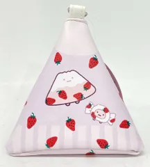 サンエックス すみっコぐらし×サクマ ネオすみっコくじ F賞(ピンク)/三角ポーチ Part6