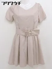 ◇ ◎ QUEENS COURT クイーンズコート 半袖 ミニ ワンピース サイズ2 ライトピンク レディース  【1109100020150】