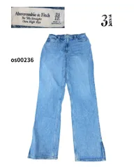 Abercrombie＆Fitchアバクロ古着デニムストレートパンツ31股下84 os00236