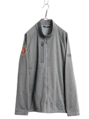 【お得なクーポン配布中!】 US企画 ノースフェイス トラック ジャケット メンズ XL The North Face 裏 フリース フルジップ 大きいサイズ ジャンパー 企業 ジャージ 灰