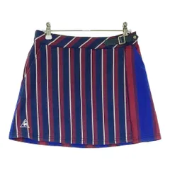 サイズ：7 LECOQ GOLF ルコックゴルフ  スカート ストライプ柄 ネイビー系 [240001830302]# ゴルフウェア レディース ストスト