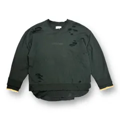 定価39600円 stein OVERSIZED LAYERED SWEAT LS スウェット トレーナー オーバーサイズ シュタイン ブラック M ST239 66755Aのサムネイル