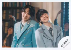 【中古】生写真(STARTO) なにわ男子/藤原丈一郎・大橋和也/横型・上半身/アルバム「+Alpha」MV＆ジャケ写オフショット/公式生写真