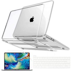 【迅速発送】MacBook Pro 13インチ用 透明ケース プラスチック製 保護用ハードシェルカバー&キーボードカバー&キーボードスキン 対応機種：MacBook Pro 13インチ 2016～2020年モデル（A2338 M1/ A2289/ A2251/