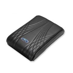 ◆フォード FORD◆ブラック◆車 アームレストマット コンソールボックスパッド 形状記憶 肘置きカバー 収納ボックスマット 革製 高めパッド