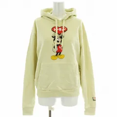 アディダスオリジナルス adidas originals × Disney MFT Col 3 パーカー プルオーバー ミッキーマウス S  薄黄緑 ライトイエローグリーン GU0919 /HN