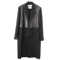 【希少】 00s JILSANDERレザー チェスター コート スプリングコート 希少】 00s JILSANDERレザー チェスター コート スプリング