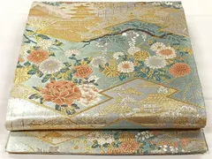 優美な御所解文の袋帯　白地　正絹 2025年最新】御所解 帯の人気アイテム - メルカリ