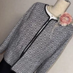 Ｔ558＊21号　新品 フォーマル　3点セットスーツ　ママスーツ　セレモニースーツ ノーカラー ジャケット