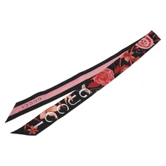 【希少】グッチ　バレンタイン限定　ネックボウ　GG柄　現行タグ　シルク　ハート 希少】グッチ バレンタイン限定 ネックボウ GG柄 現行タグ