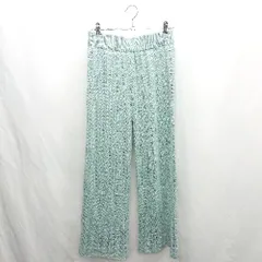 ◇ Θ E Hyphen World gallery ウエストゴム イージーパンツ サイズF ブルー系 レディース E  【1501160039460】