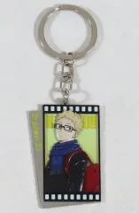 【中古】キーホルダー 月島蛍 レリーフキーホルダー 「劇場版ハイキュー!! ゴミ捨て場の決戦」 劇場グッズ