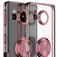 AQUOS sense7 plus ケース センス7プラス スマホリング 耐衝撃 薄型 ケース 【Color】 ピンク