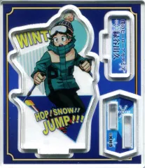 【中古】アクリルスタンド・アクリルパネル 緑谷出久(僕のヒーローアカデミア) 「週刊少年ジャンプ アクリルフィギュアコレクション 冬Ver.」