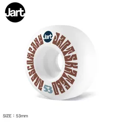 ジャート スケートボード ウィール JAWH0022A004 レディース メンズ WOODSTOCK 53mm 102A ウィール パック JART SKATEBOARDS カラー:ホワイト×マルチ 品番：73649003のサムネイル