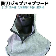 防刃ジップアップフード スペクトラ 23.0N 護身 グッズ 防護 セーフティー 護身用 防衛 防刃グッズ メンズ レディース 女性 男性 護身グッズ 護身用品 プロテクター ガード