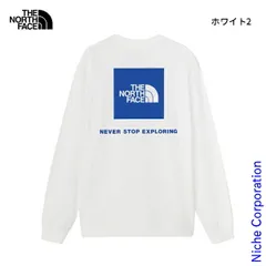 【新品】 ザ・ノース・フェイス ロングスリーブバックスクエアロゴティー (NT82333) (W2 ホワイト2 L)