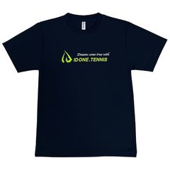 マテリアルスポーツ 正規代理店 ID one (アイディーワン)ドライＴシャツ TENNIS Dream ネイビー インナー トップス スポーツ テニス ゴルフ ウェア 重ね着