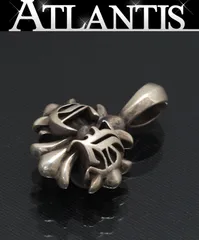 最終値下げ クロムハーツ ダブルCHプラスCHロゴ 925 ネックレス トップ クロムハーツ ダブルCHプラス ペンダントトップ 925 12.7g