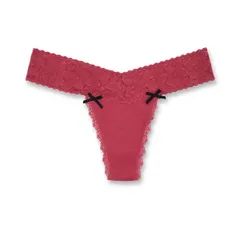 Tバック レディース 綿 コットン 下着 ストレッチ リボン サテン レース セクシー キュート かわいい 通気性 吸湿性 プレゼント 黒 黄 赤 緑 青 紺 rt-028