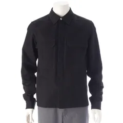 リックオウエンス 24AW コットン スクエアポケット アウターシャツ ジャケット RD02DD6234 ブラック 46【中古】のサムネイル