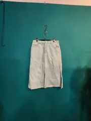 SISLEY(シスレー) レディース ライトブルー デニムスカート