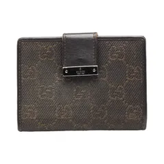 グッチ 92274 ブラウン キャンバス レザー レディース GUCCI【1-0116734】のサムネイル