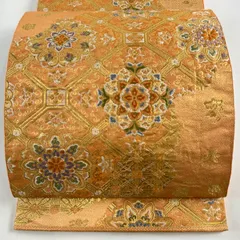 服部織物 袋帯 正絹 鹿苑寺金閣 六通 T-3641 着物・浴衣